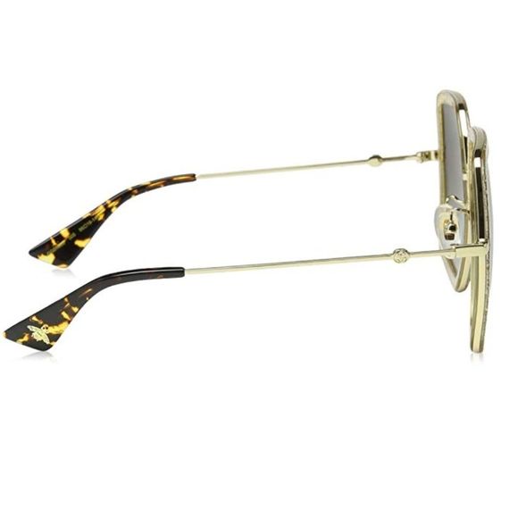 AUTHENTIC GUCCI GLITTER GOLD SHADES!! RARE!! - Picture 4 of 4